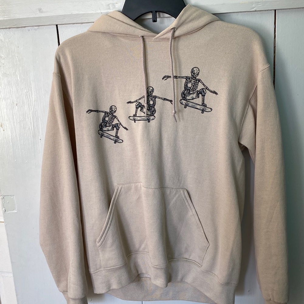 🔴 SALE ITEM - Bowery Hoodie with Skeletons Graphics 💀
